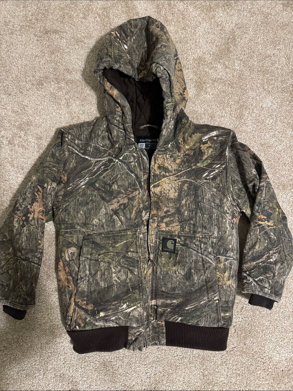Carhartt Realtree Camo Hooded Insulated Jacket - Brown/Green